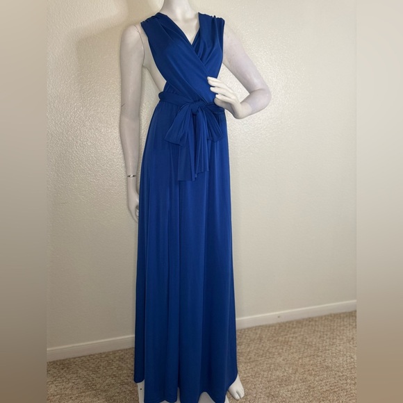 Ciel Concept Royal Blue Convertible Bridesmaid Dress. #86 - Picture 1 of 14